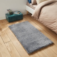 Коврик Прикроватный шегги Sany 60 x 110 см серый LA REDOUTE INTERIEURS  фото, kupilegko.ru